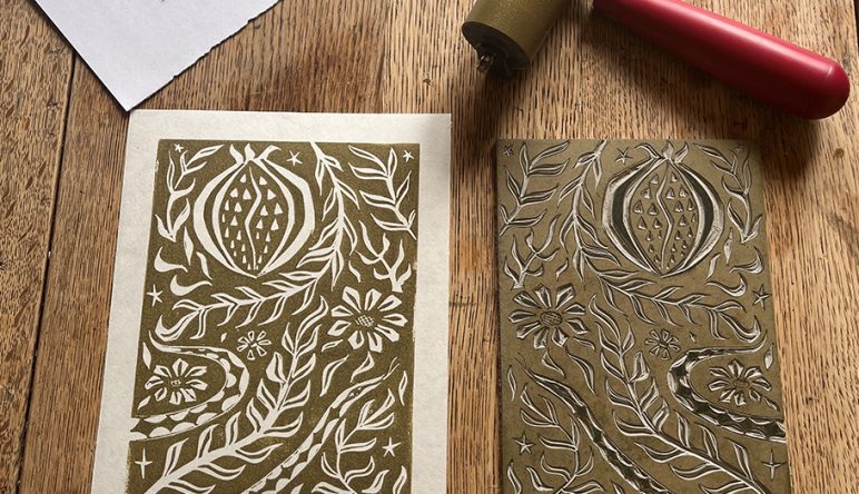An Introduction to Lino Printing with Zoe Ansari (sold out)